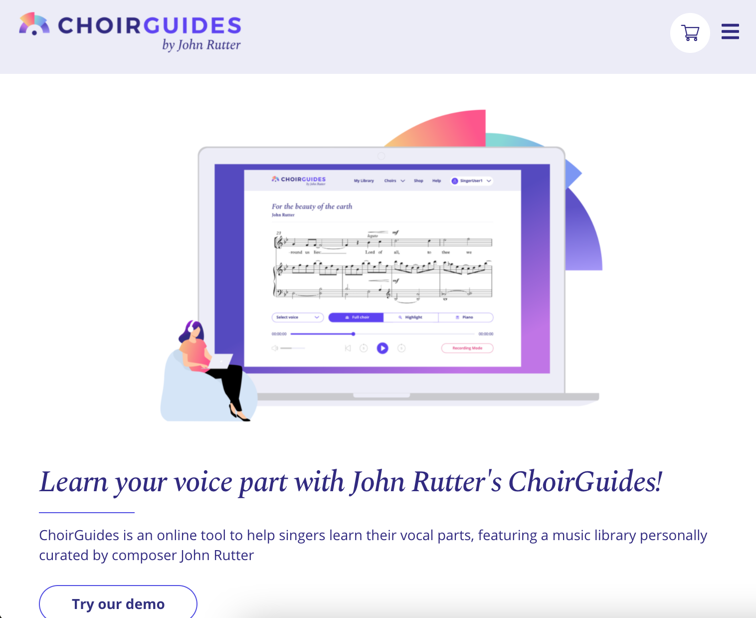 ChoirGuides web application
